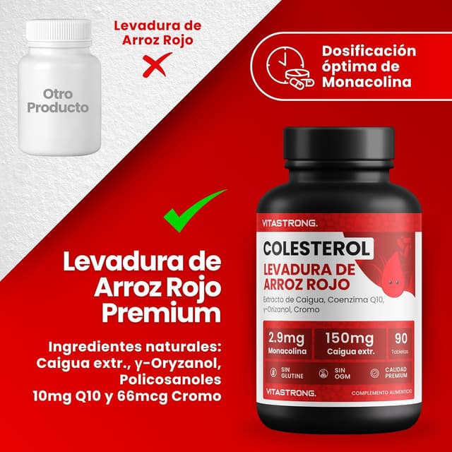 Thumbnail 3 de Vitastrong Fórmula 2024 Complejo Sinérgico para Colesterol 💊