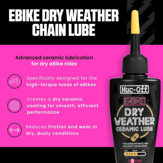 Detalle 2 de Muc-Off E-Bike Dry Chain Lube 50 ml