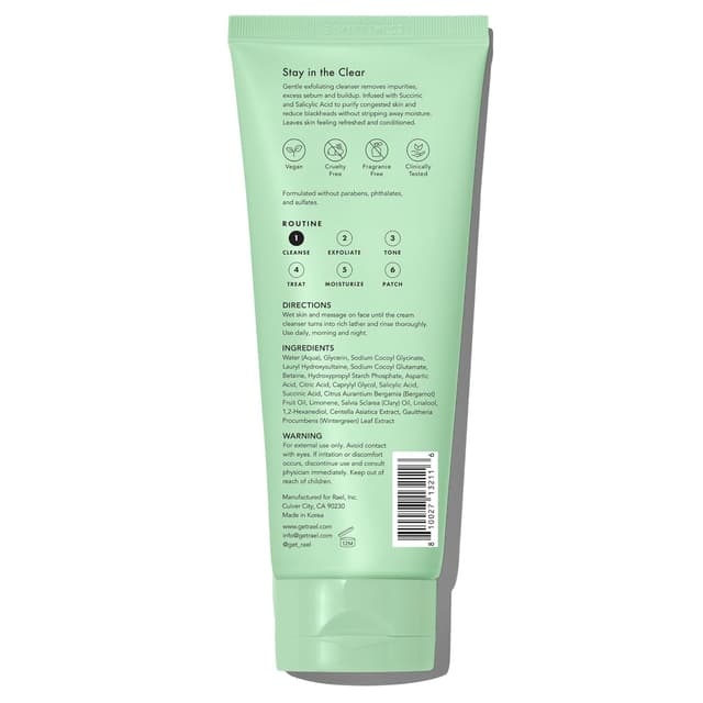 Thumbnail 6 de Rael Miracle Clear Facial Cleanser (Salicylic + Succinic Acid) for Oily & Combination Skin, Makeup Removing Exfoliating Face Wash