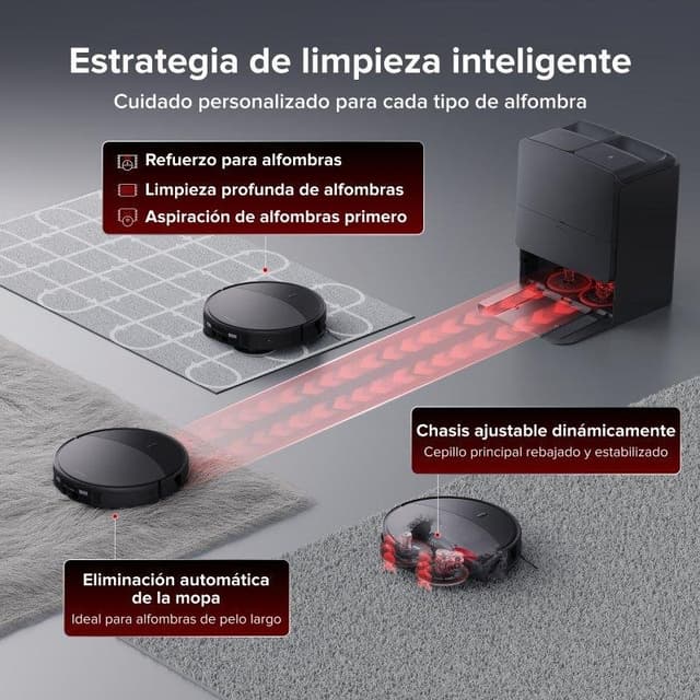 Detalle 2 de Roborock Saros 20X robot aspirador 36.000 Pa