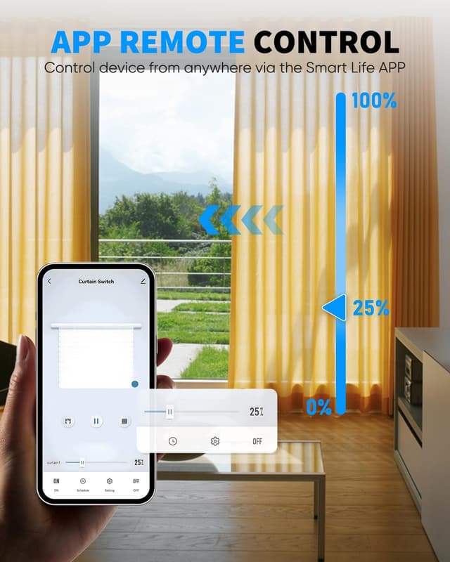 Thumbnail 2 de GreenSun Interrupteur volet roulant connecté 4 pièces 🎛