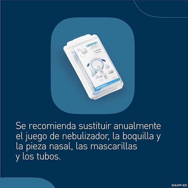 Thumbnail 6 de OMRON X101 Nebulizador para niños y adultos. Trata asma y bronquitis 🌬