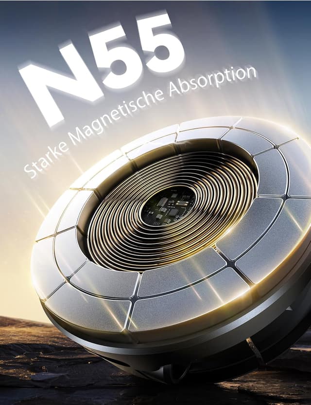 Detalle 2 de JOYROOM MagSafe Autohalterung mit Ladefunktion (Vollmetall & faltbar) bis 15W – magnetische Wireless Charger fürs Armaturenbrett