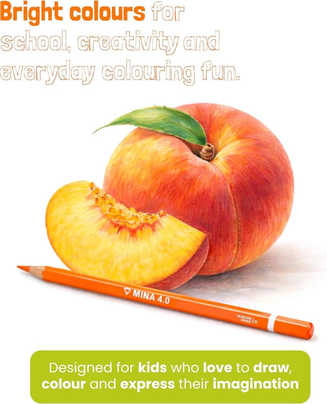 Detalle 1 de Seven Lot crayons de couleur 18 pièces MINA 4.0