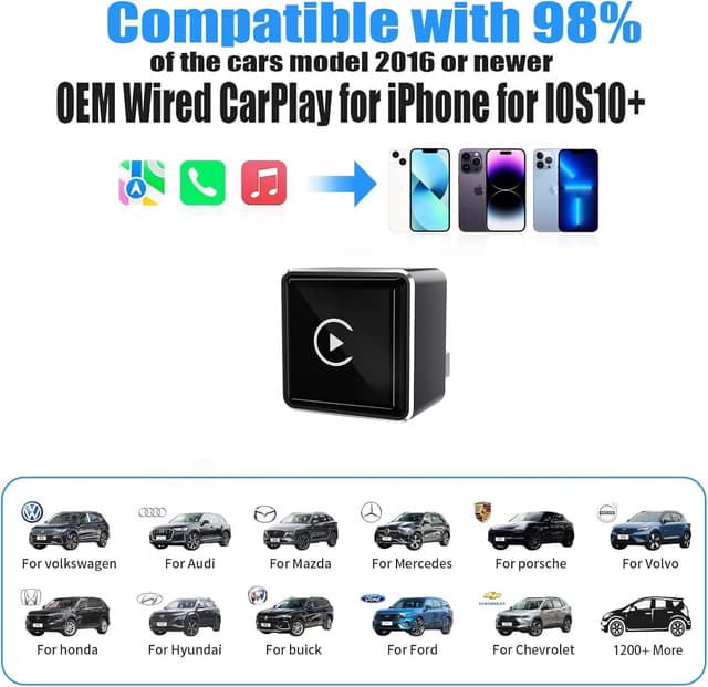 Thumbnail 6 de Mini Wireless CarPlay Adapter für iPhone