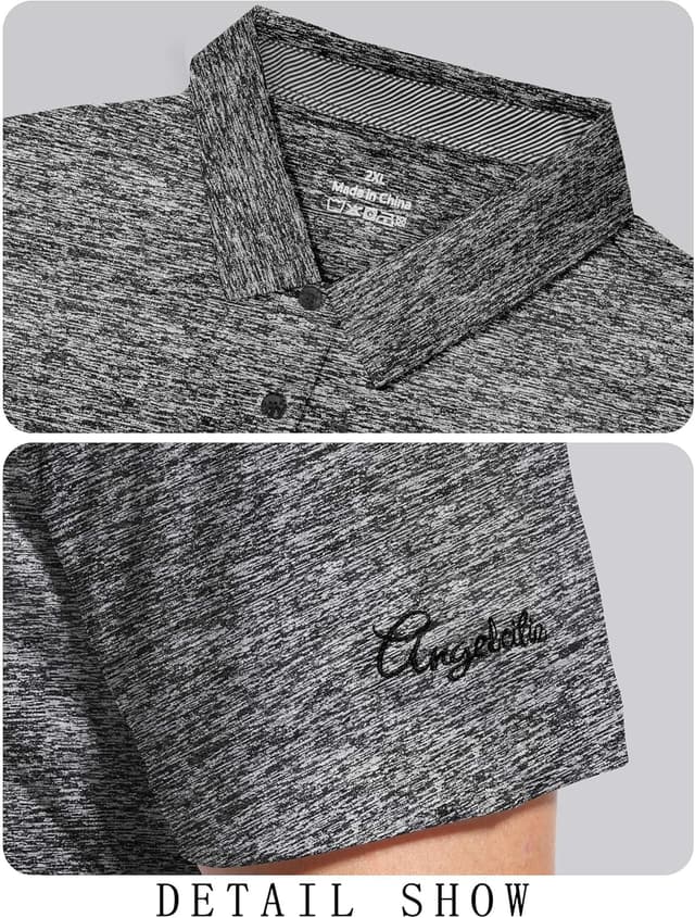 Detalle 1 de ANGEL CITIZ dry fit golf polo