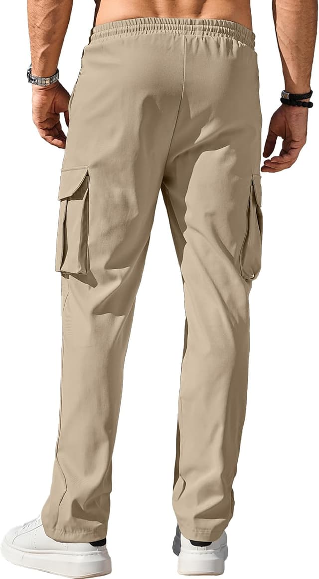 Thumbnail 3 de Comdecevis Men's Casual Cargo Pants Joggers