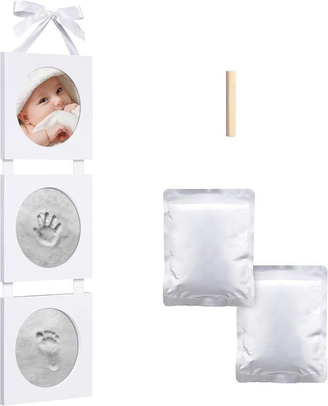 Detalle 2 de Navaris Baby Handprint Kit 16 x 16 cm