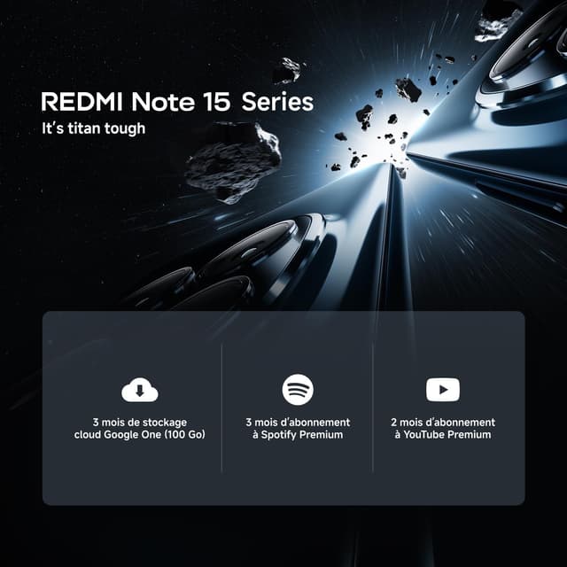 Detalle 2 de Xiaomi Redmi Note 15 Pro 5G (8+256 Go) — écran AMOLED 1.5K 6,83" et batterie 6580 mAh