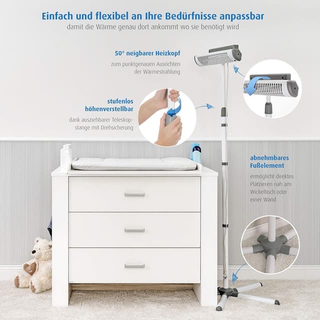Detalle de Reer EasyHeat Flex chauffe-table à langer