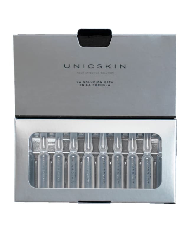 Detalle de Unicskin Unicmagic Shot ampollas lifting 10 ml 💆♀