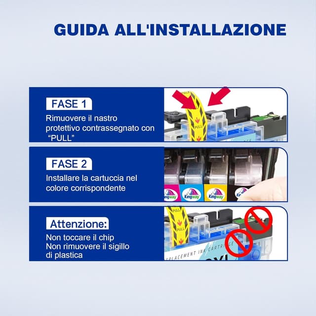 Thumbnail 4 de KINGWAY LC422XL Cartucce compatibili 4 pezzi đź–¨