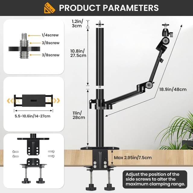 Thumbnail 3 de TARION Titanrig Lite Z soporte brazo 48 cm