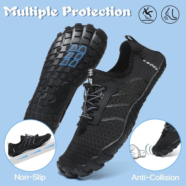 Detalle 1 de Hanani Badeschuhe & Wasserschuhe für Herren und Damen – Barfußschuhe, Aquaschuhe mit Schnell-Trocknung