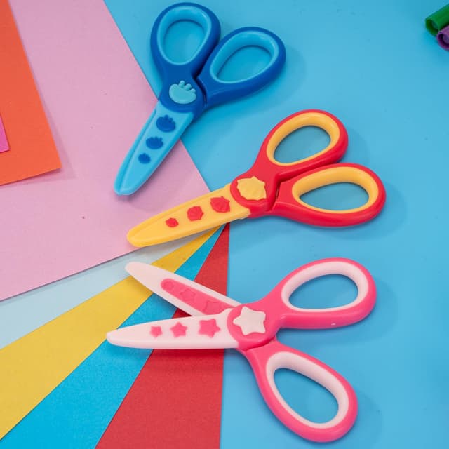 Thumbnail 2 de 3 Pcs Toddler Safety Craft Scissors 4.5-inch ✂