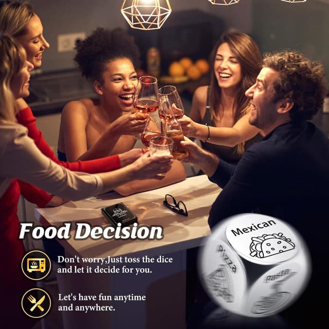 Thumbnail 5 de LTINFO Food Dice 0.7 in Decision Game 🎲