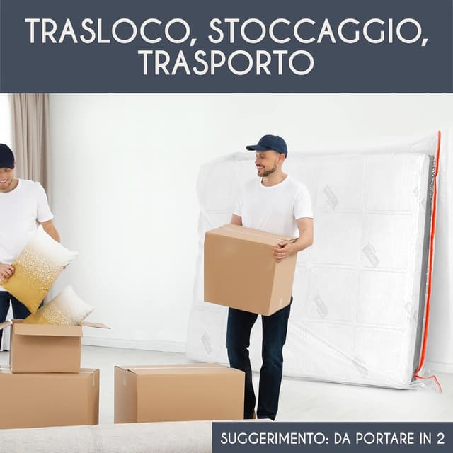 Thumbnail 5 de Custodia materasso matrimoniale 180x200 cm spessore 30 cm