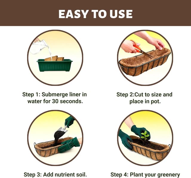 Thumbnail 2 de ApexTide Pre-formed Coco Liners 90cm for Wall Trough