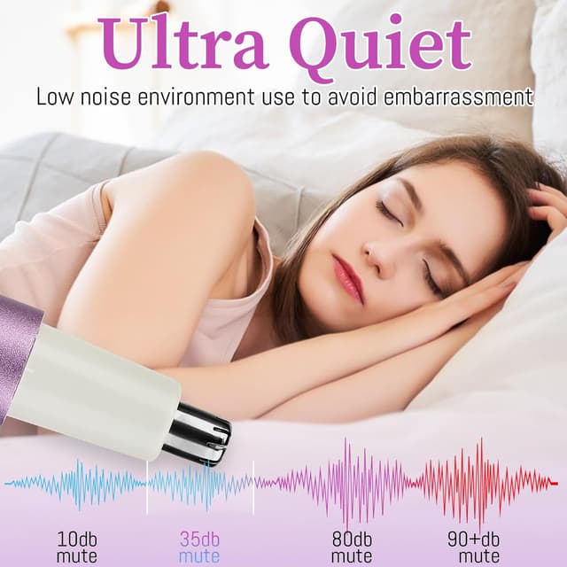 Detalle 2 de Mendaping 2026 Rechargeable Nose & Ear Hair Trimmer (Dual-Edge Blade, USB)