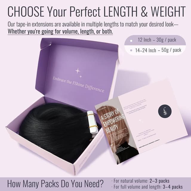 Detalle 1 de Extension capelli Fshine Remy 30 cm