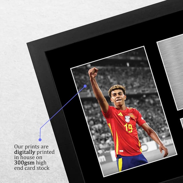 Thumbnail 3 de HWC Trading Lamine Yamal A4 framed autograph photo