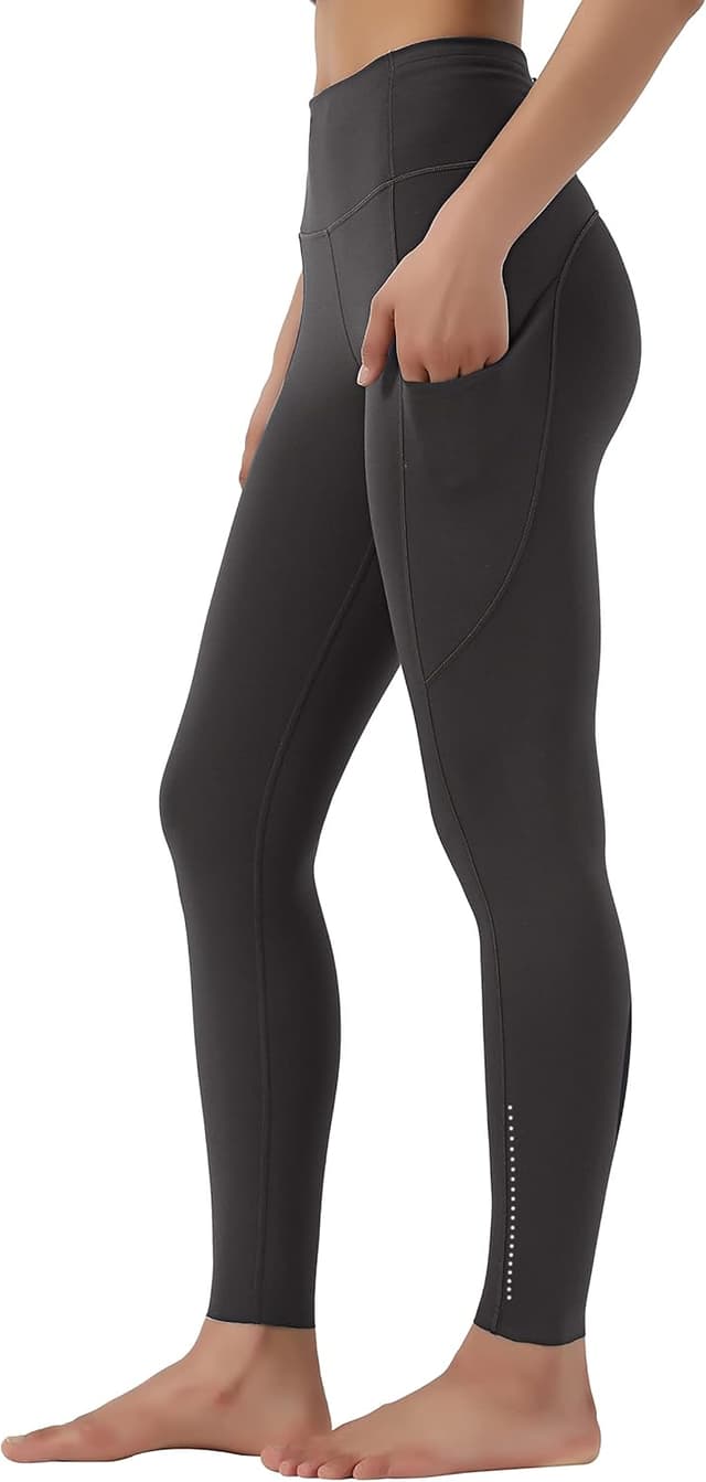 Detalle de Leovqn High Waist Gym Leggings 4-way stretch