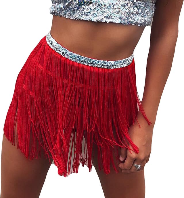 Thumbnail 1 de MUNAFIE Fransen Rock Pailletten