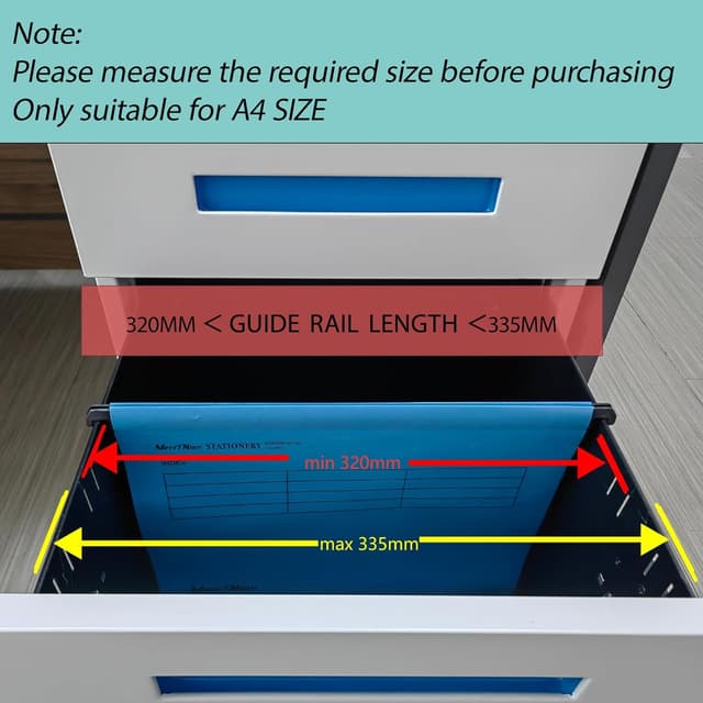 Detalle 2 de MerryNine A4 suspension files 30 pcs