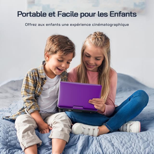 Thumbnail 6 de WOLFANG 9,5" Lecteur DVD Portable 6 heures