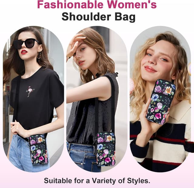 Thumbnail 6 de SUCIKORIO borsetta porta cellulare da donna impermeabile con tracolla regolabile