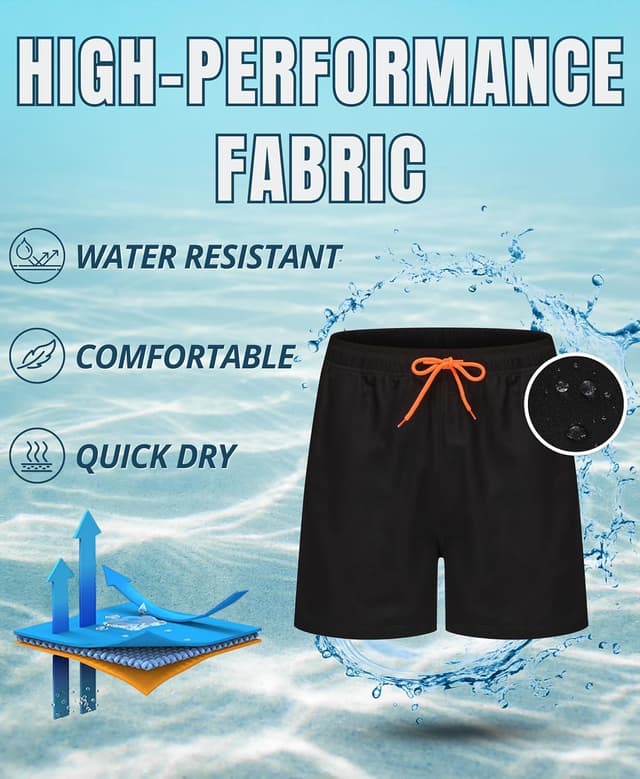 Detalle 2 de AMZSPORT costume da bagno uomo 100% poliestere