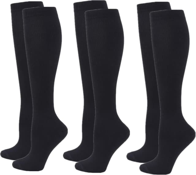 Detalle de Zingso Compression Socks for Women & Men (Knee High, 20–25mmHg) – 2/3/4/6 Pairs