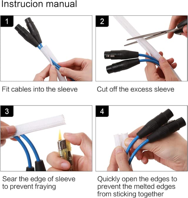 Thumbnail 5 de Alex Tech 13 mm Kabelschlauch 3,1 m Weiß