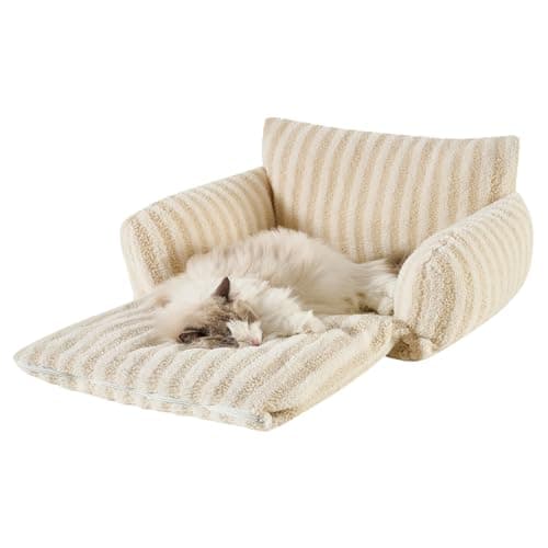 Thumbnail 1 de Hollypet Cat Bed Fluffy Plush, 25x20x13 inch ⚙