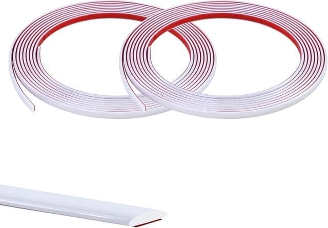 Imagen de White Flexible Moulding Trim 10M 8mm en OfertitasTOP