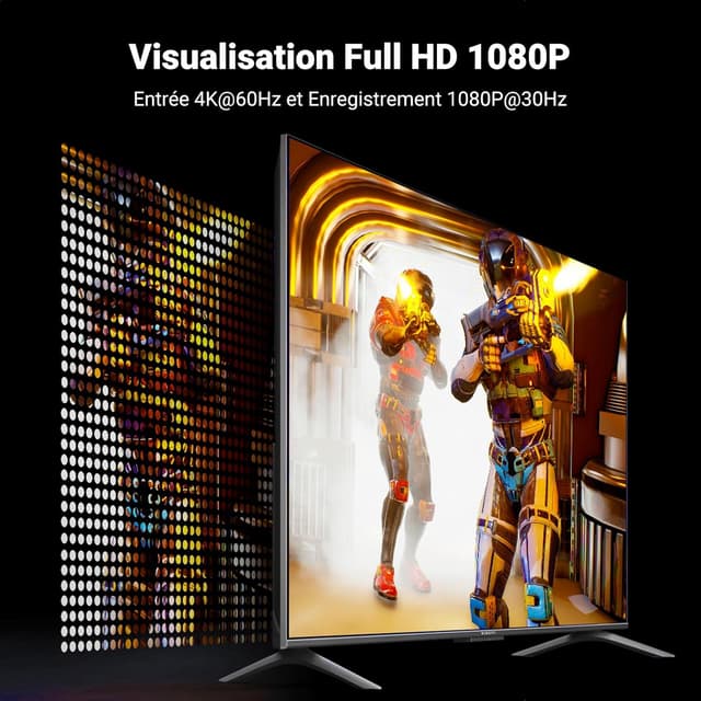 Detalle de UGREEN Carte acquisition vidéo HDMI 4K 60 Hz