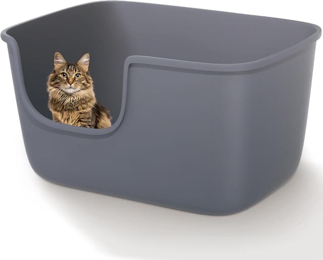Detalle de Vealind Large High Sided Cat Litter Tray, 22 in
