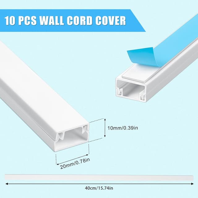 Thumbnail 6 de AiQInu Canalina passacavi 0,4 m 10 pezzi