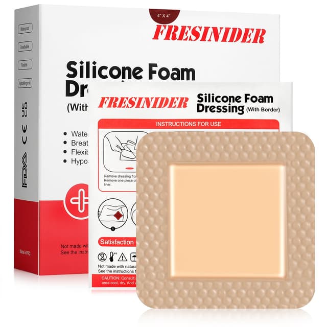 Imagen de FRESINIDER Silicone Foam Dressing 4 x 4 🩹 en OfertitasTOP
