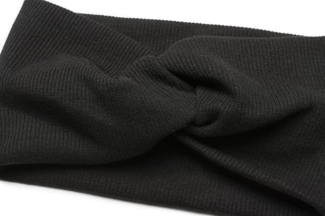 Detalle 2 de styleBREAKER fascia per capelli a coste sottili con nodo da donna 04026009