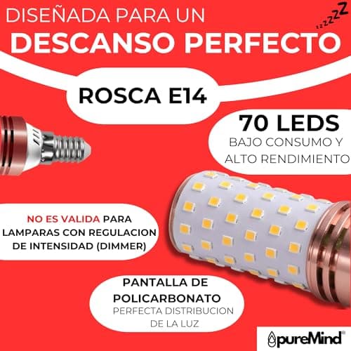 Thumbnail 7 de Puremind Luz Roja E14 625–630nm