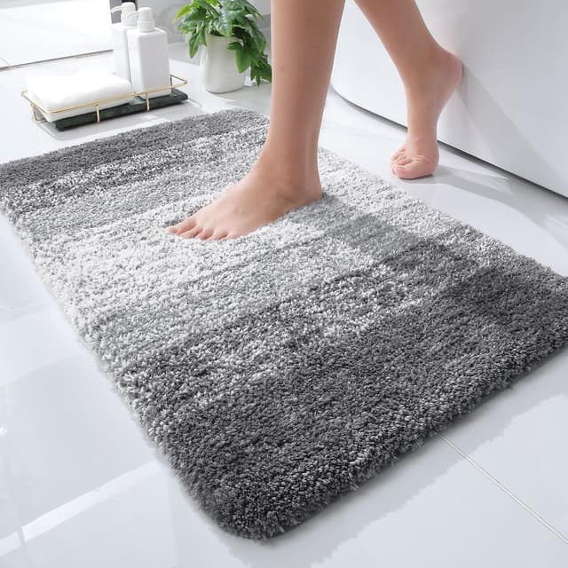Detalle de OLANLY Bath Mat 24 x 16 inches microfiber