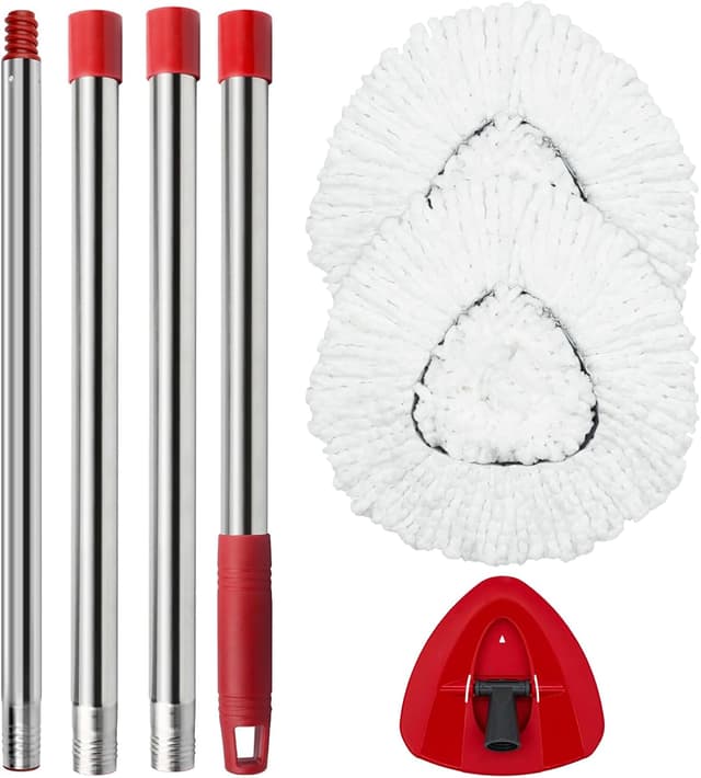 Detalle de ALIANSHENG Spin Mop Head Replacement Set