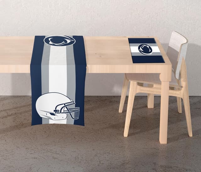 Detalle de Proformance Home NCAA Big Logo Repeat 2-Sided Place Mat & Table Runner Set (Alabama Crimson Tide)