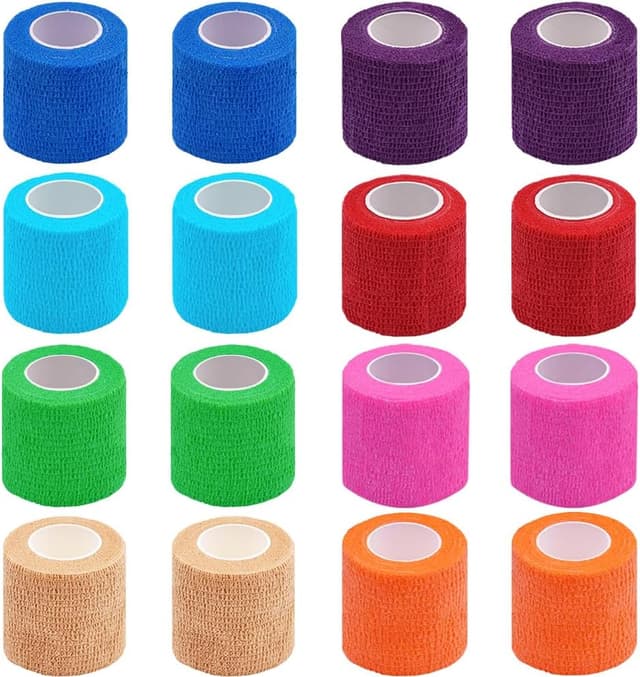 Detalle de Clooflar 16 Pack cohesive bandage 5cm x 4.5m 🩹