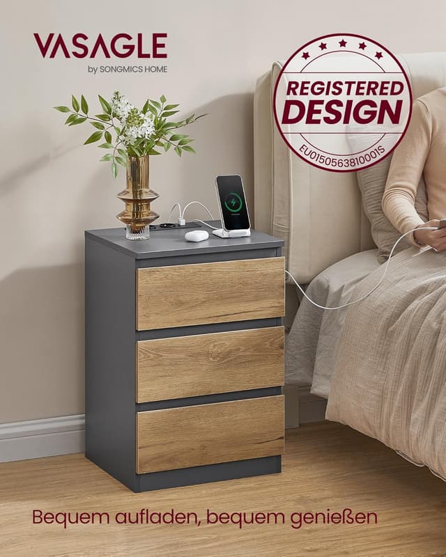 Thumbnail 3 de VASAGLE Kailyn Collection Nachttisch 2er Set