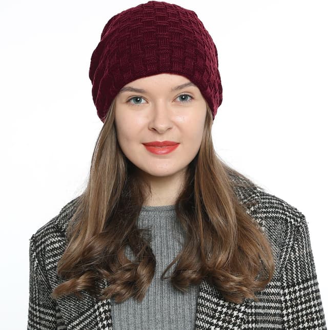 Detalle 1 de DonDon Berretto Donna Slouch Beanie con Fodera