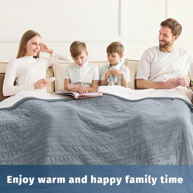 Detalle 2 de Heated Electric Blanket Queen 84" x 90"