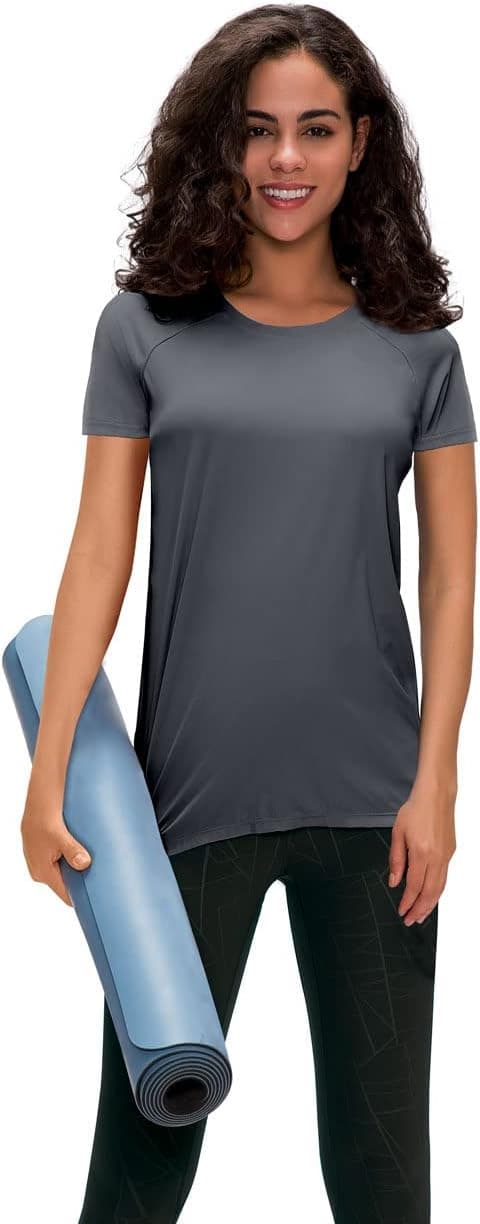 Detalle de Damen 3er Pack Langarmshirt (UPF 50+) – schnelltrocknendes, atmungsaktives Funktionsshirt für Sport & Alltag