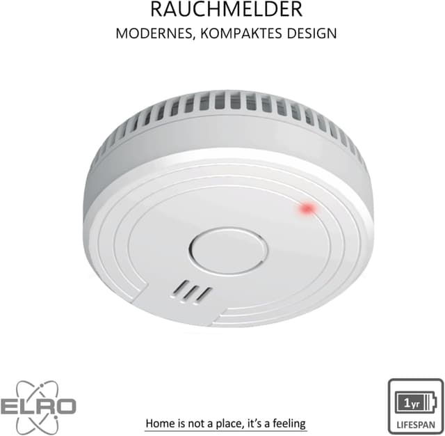 Thumbnail 1 de ELRO FS1801 Rauchmelder EN14604 10 Stück